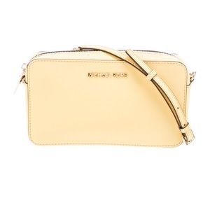 COPY - EUC Michael Michael Kors Yellow Leather Crossbody Bag
